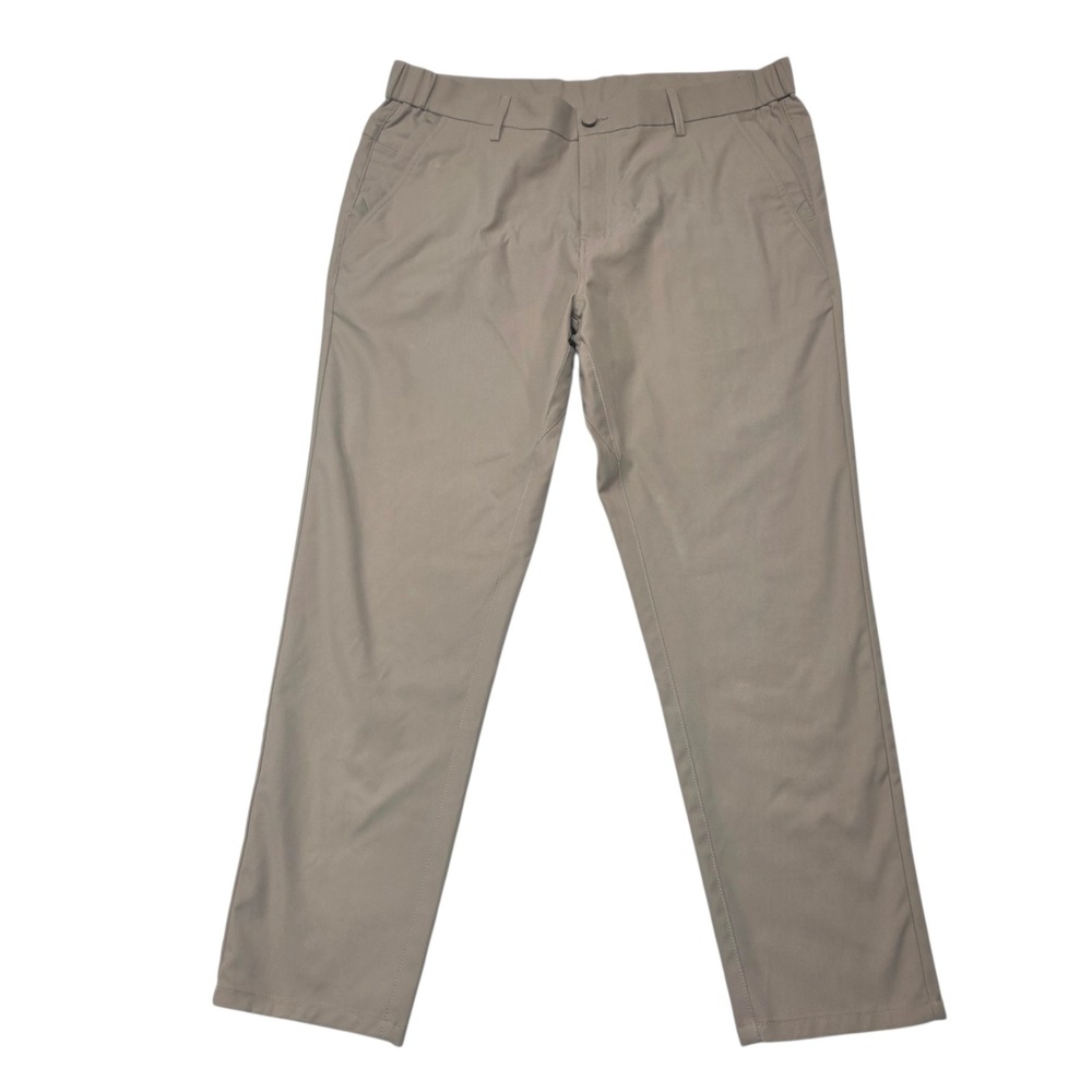 Jack Archer Jetsetter Pants Mens 35x28 Oak Khaki Performance Golf Chino Stretch